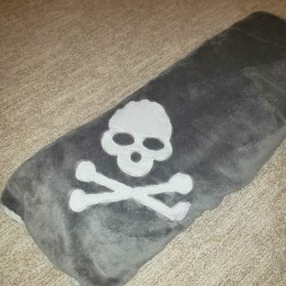Dubble sided skull throw blanket - Picture 2 of 4